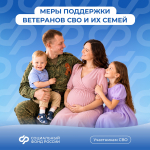 Более 30 мер поддержки — участникам СВО и их семьям